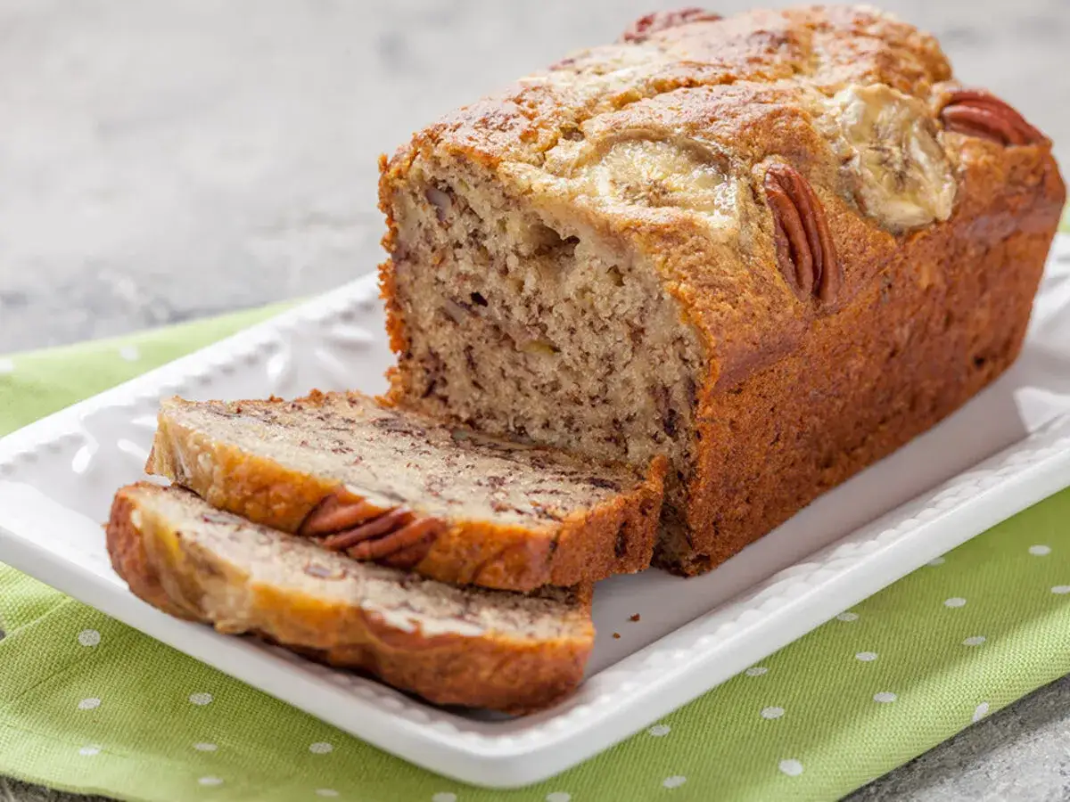 Składniki na chlebek bananowy